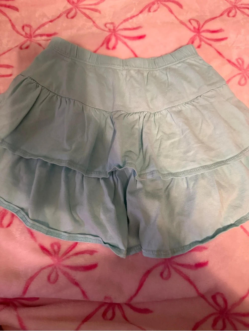 Gymboree Light Blue Tiered Ruffle Skort